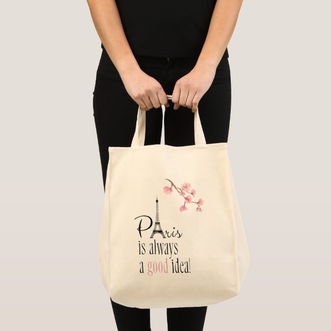 Bolso De Tela París es siempre una buena idea (Anverso (producto))