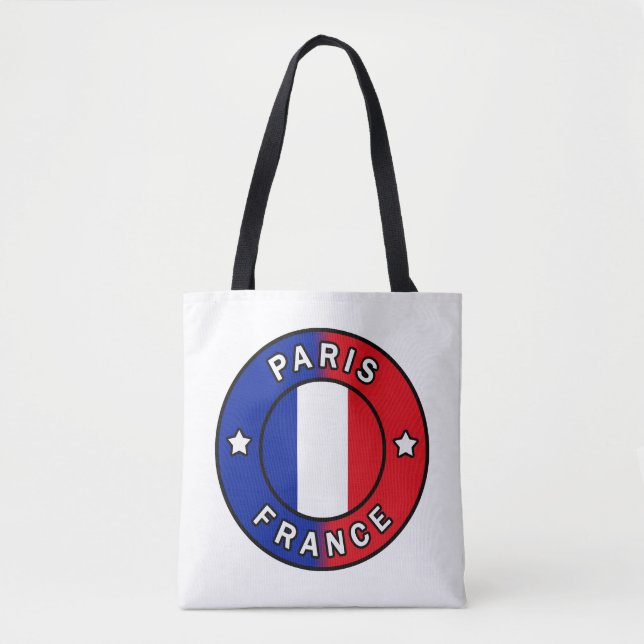 Bolso De Tela París Francia (Anverso)