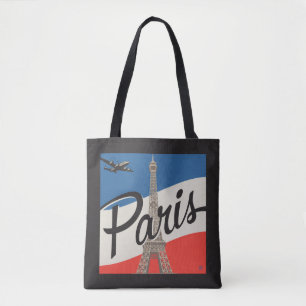 Bolso De Tela París Francia Torre Eiffel