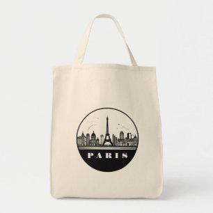 Bolso De Tela París moderno, paisaje urbano de Francia Skyline