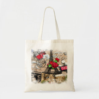 Bolso De Tela Paris Scenery Tote