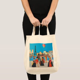 Bolso De Tela París victoriano