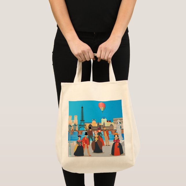 Bolso De Tela París victoriano (Anverso (producto))