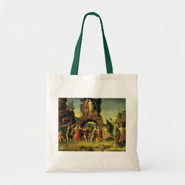 Bolso De Tela Parnassus, Mars y Venus por Andrea Mantegna (Frente)