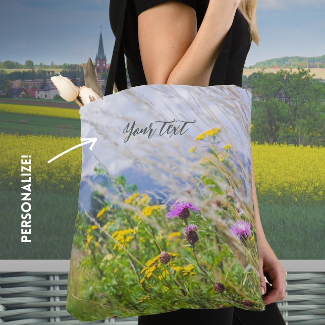 Bolso De Tela Paro de flores silvestres de verano (Subido por el creador)