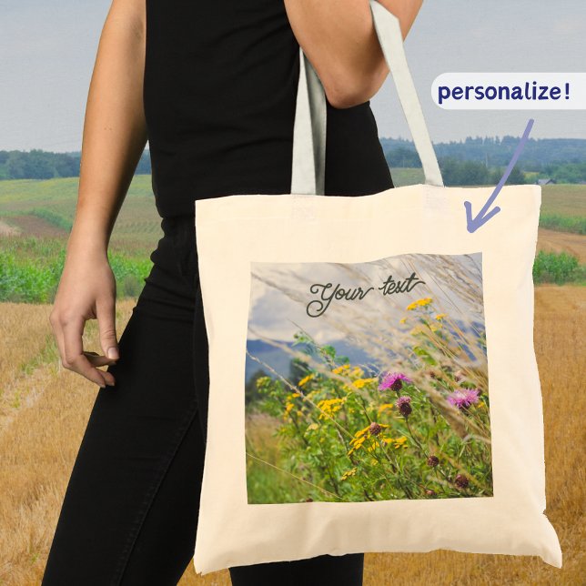 Bolso De Tela Paro de flores silvestres de verano (Subido por el creador)
