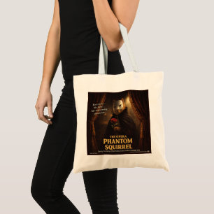 Bolso De Tela Parodia de la Ópera del Fantasma de la Ardilla