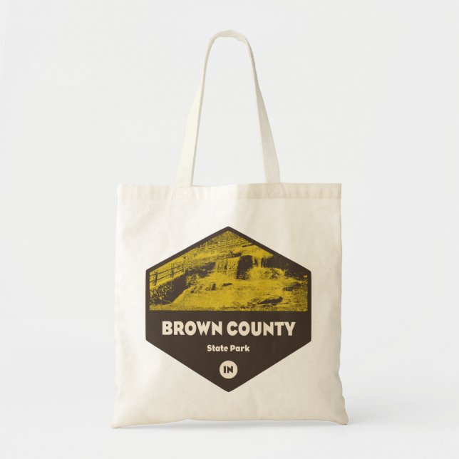 Bolso De Tela Parque estatal del Condado de Brown Indiana (Frente)