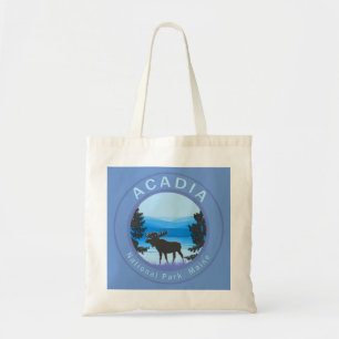 Bolso De Tela Parque Nacional Acadia Maine Alce
