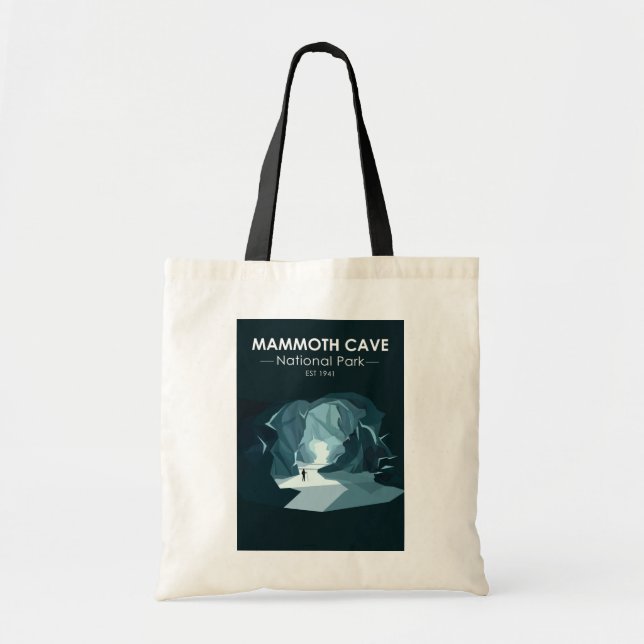 Bolso De Tela Parque nacional de la Cueva Mammoth (Frente)
