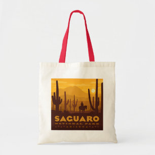 Bolso De Tela Parque nacional de la Plaza Saguaro   Arizona