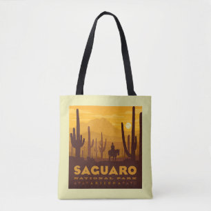 Bolso De Tela Parque nacional de la Plaza Saguaro   Arizona