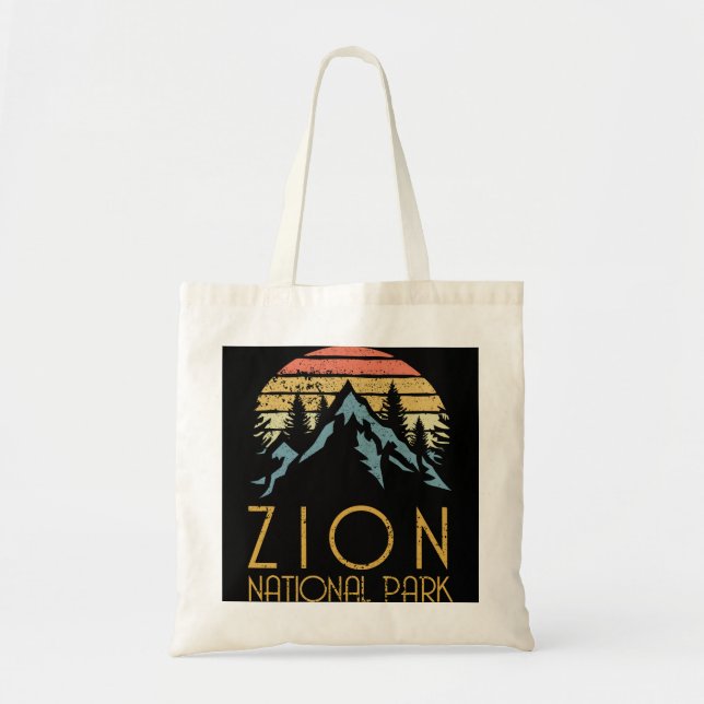 Bolso De Tela Parque nacional de la Retro del Viñage Utah (Frente)