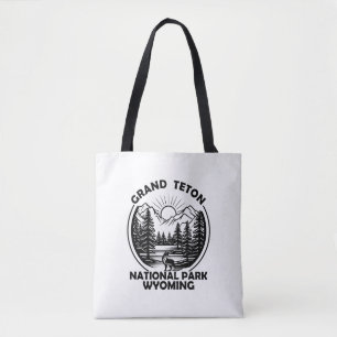 Bolso De Tela Parque nacional de las montañas del Gran Tetón Wyo
