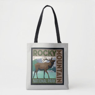 Bolso De Tela Parque nacional de las Montañas Rocosas Elk