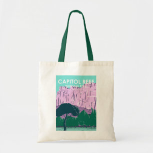 Bolso De Tela Parque nacional de los arrecifes del Capitolio Uta