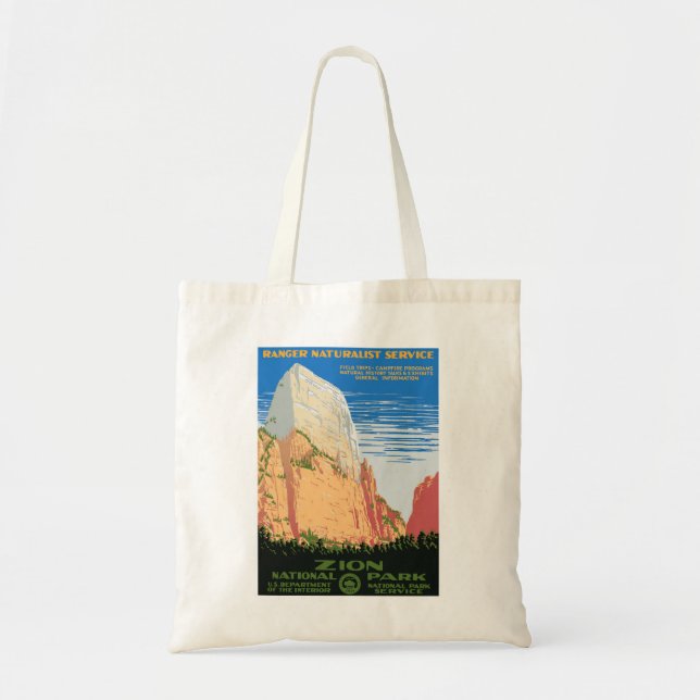 Bolso De Tela Parque nacional de Zion (Frente)