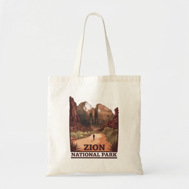 Bolso De Tela Parque nacional de Zion (Frente)