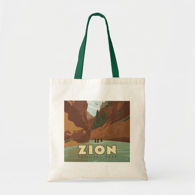 Bolso De Tela Parque nacional de Zion | Las estrechas (Frente)