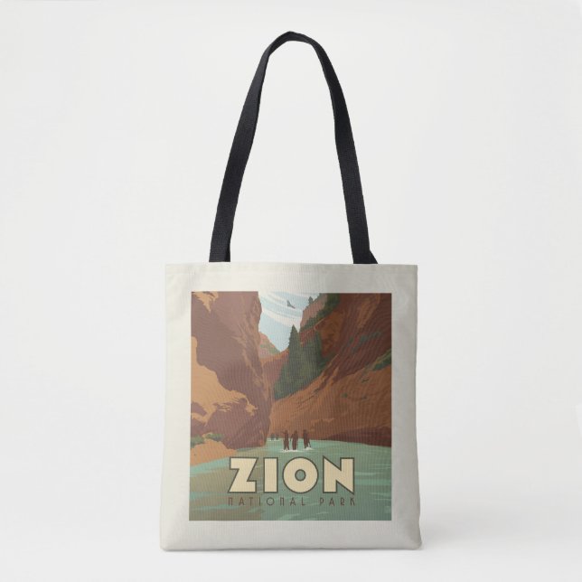 Bolso De Tela Parque nacional de Zion | Las estrechas (Anverso)