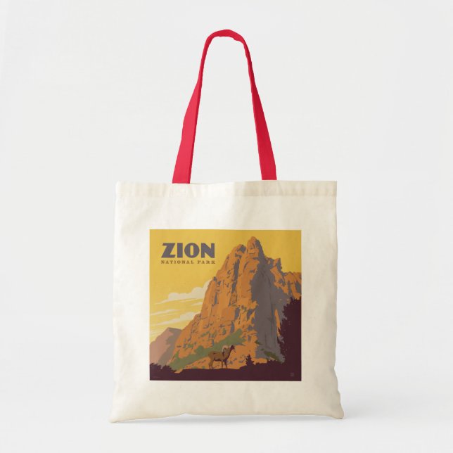 Bolso De Tela Parque nacional de Zion | Ram (Frente)