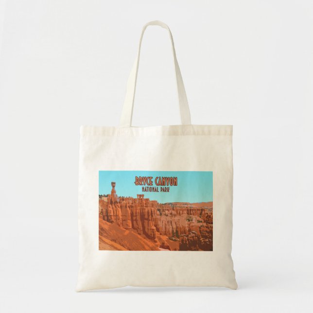 Bolso De Tela Parque nacional del Cañón de Bryce (Frente)