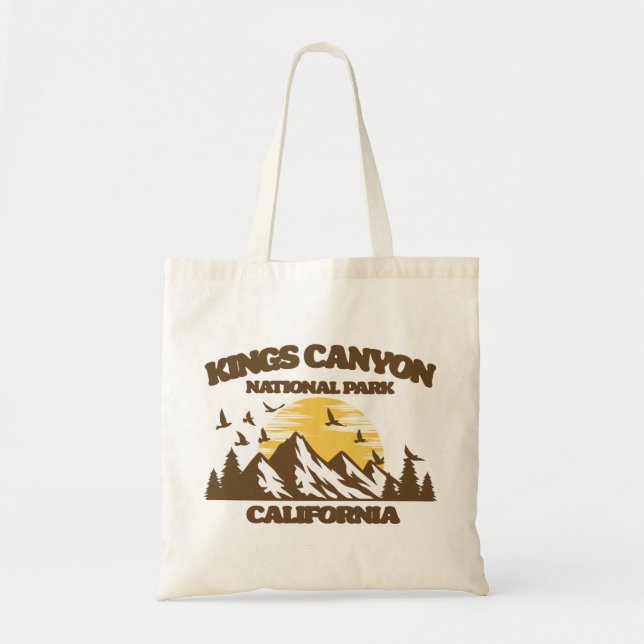 Bolso De Tela Parque nacional del Cañón Kings (Frente)