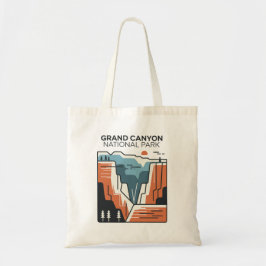 Bolso De Tela Parque nacional del Gran Cañón Ilustracion abstrac