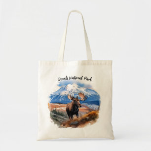 Bolso De Tela Parque nacional Denali Moose
