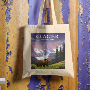 Bolso De Tela Parque nacional Glaciar Vintage