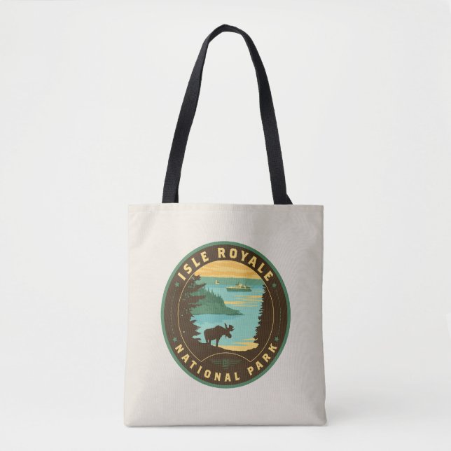 Bolso De Tela Parque nacional Isle Royale (Anverso)
