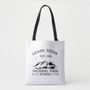 Bolso De Tela Parque Nacional montañas Grand Teton Wyoming