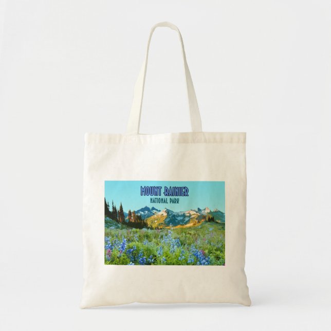 Bolso De Tela Parque nacional Mount Rainier (Frente)