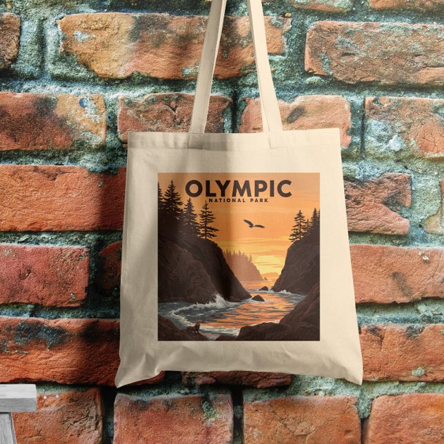 Bolso De Tela Parque nacional Olímpico de Vintage (Subido por el creador)