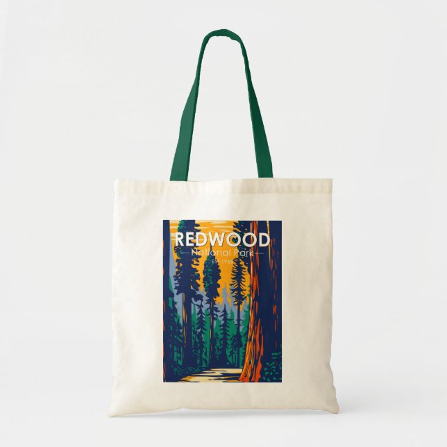 Bolso De Tela Parque nacional Redwood (Frente)