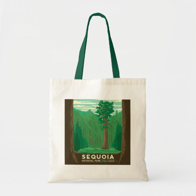 Bolso De Tela Parque nacional Sequoia (Frente)