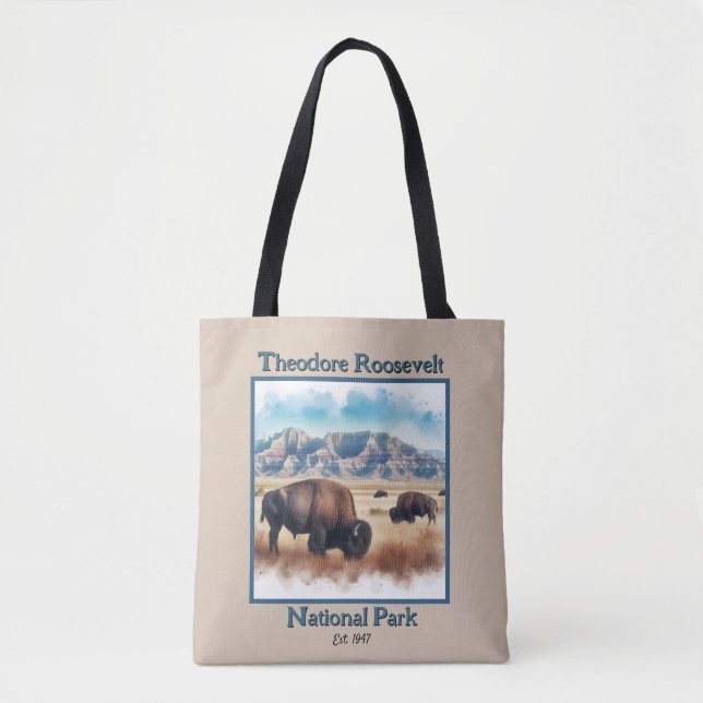 Bolso De Tela Parque nacional Theodore Roosevelt (Anverso)