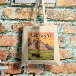 Bolso De Tela Parque nacional Vintage Badlands