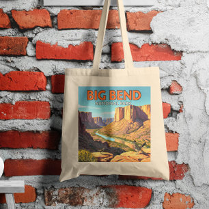 Bolso De Tela Parque nacional Vintage Big Bend