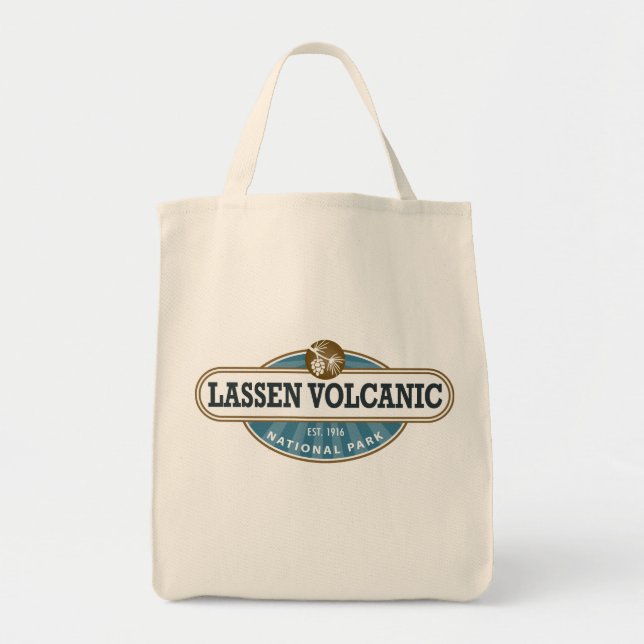 Bolso De Tela Parque nacional volcánico de Lassen (Frente)
