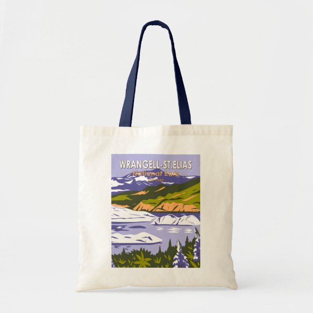 Bolso De Tela Parque nacional Wrangell St Elias Lago Nizina Alas (Frente)