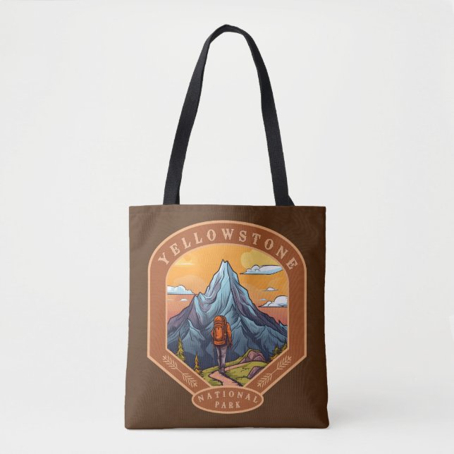 Bolso De Tela Parque nacional Yellowstone (Anverso)