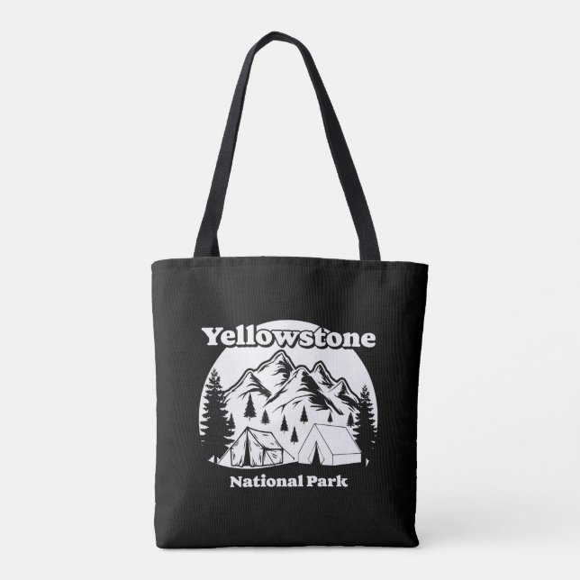Bolso De Tela Parque nacional Yellowstone (Reverso)
