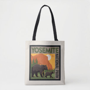 Bolso De Tela Parque nacional Yosemite Familia Oso
