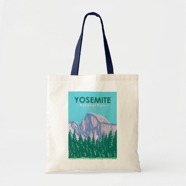 Bolso De Tela Parque nacional Yosemite Half Dome California (Frente)
