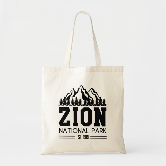 Bolso De Tela Parque nacional Zion Utah EE.UU. Senderismo al air (Frente)