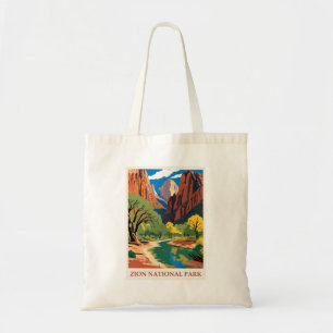 Bolso De Tela Parque Nacional Zion Utah Montañas Antiguas