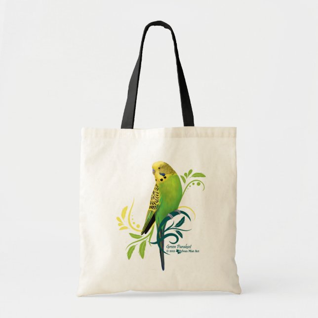 Bolso De Tela Parque verde (Frente)
