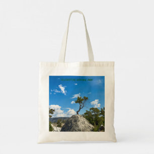 Bolso De Tela Parque Yellowstone. Terraza Angel y árbol solitari