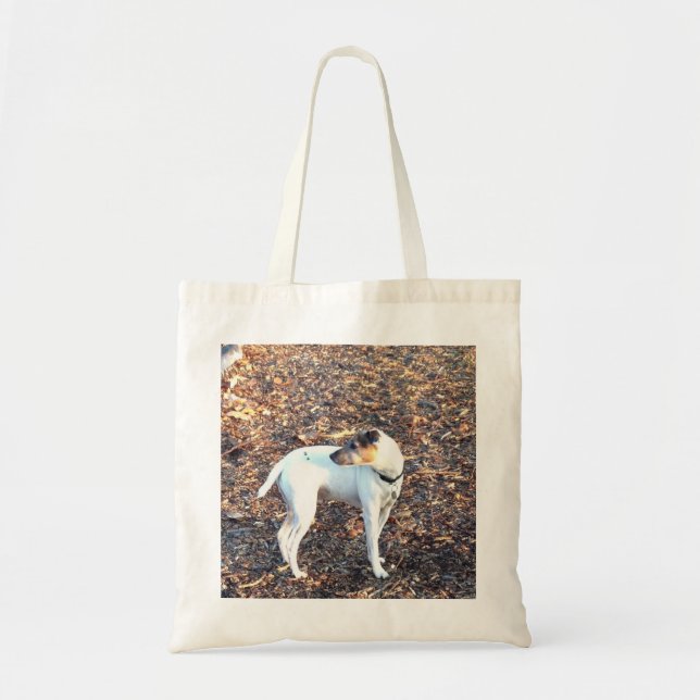 Bolso De Tela Párrocos Jack Russell Terrier (Frente)